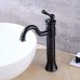 FeN 360°Rotation Taps，Antique Basin Faucet，Bathroom Hot And Cold Waterfall Mixer，Hotel Retro Brass Tap - B07FL1N437